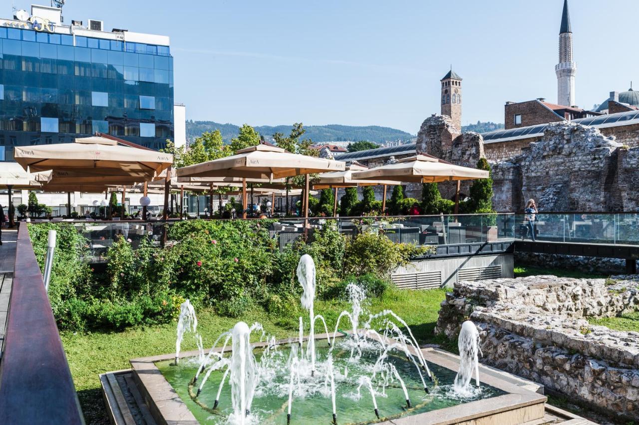 호텔 유럽 사라예보 외부 사진 Fountains in Kalemegdan